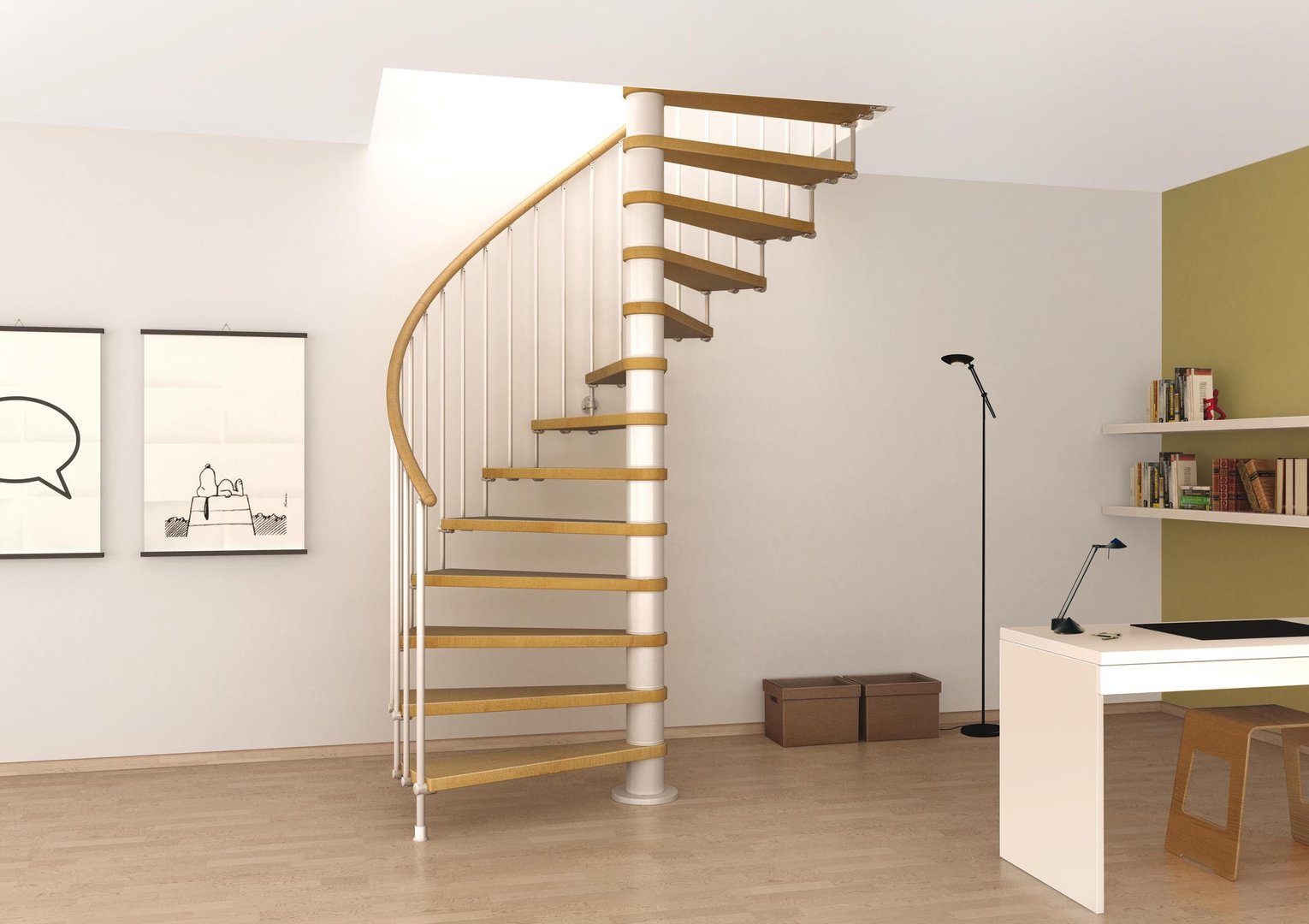Space Saving Spiral Staircase Type "Toscana" l00l Stairs