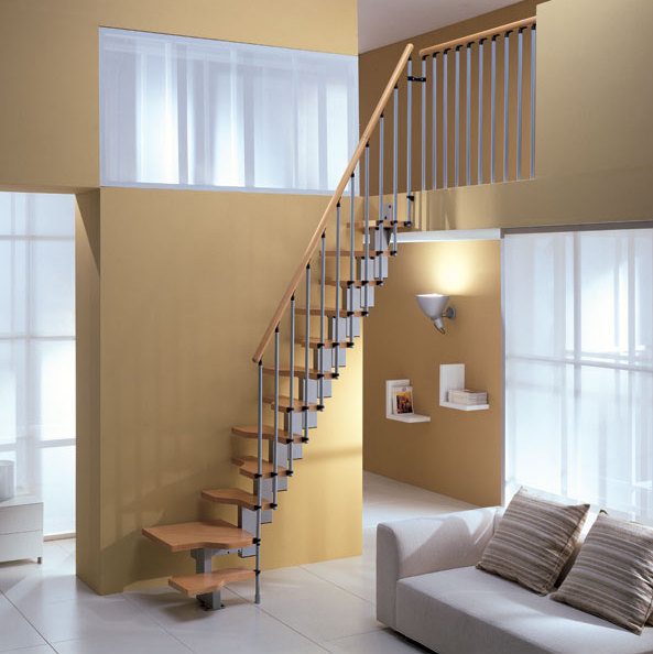 Space Saver Staircase Type "Mini" Natural Beech