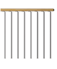 Balustrade + Wooden Handrail Kit 1000mm