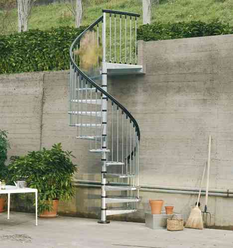 Exterior Spiral Staircase Type "Zola" 1200mm